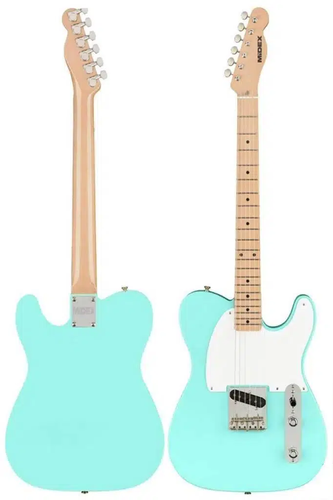 Midex TLX-50GR-50AMP Tele Kasa Maple Klavye 2 Single-Coil 50W Amfili Elektro Gitar