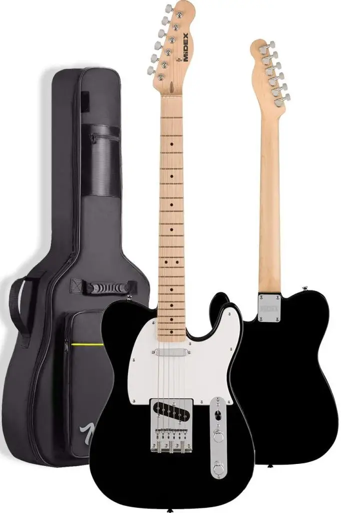 Midex TLX-50WB-50AMP Tele Kasa Maple Klavye 2 Single-Coil 50W Amfili Elektro Gitar