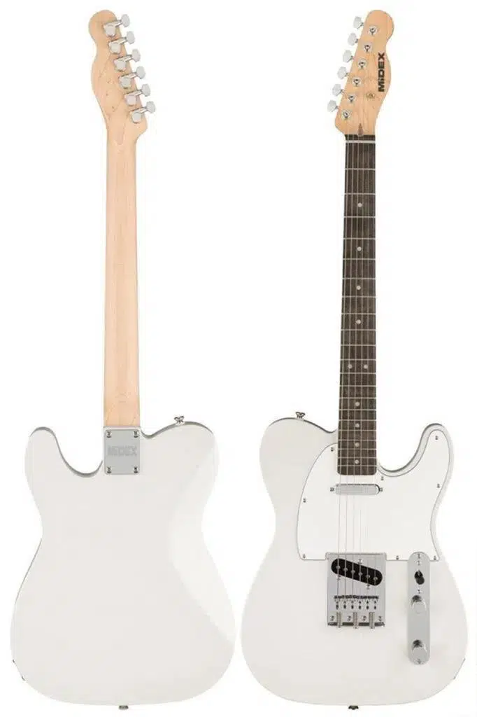Midex TLX-50WH-25AMP Tele Kasa Gül Klavye 2 Single-Coil 25W Amfili Elektro Gitar