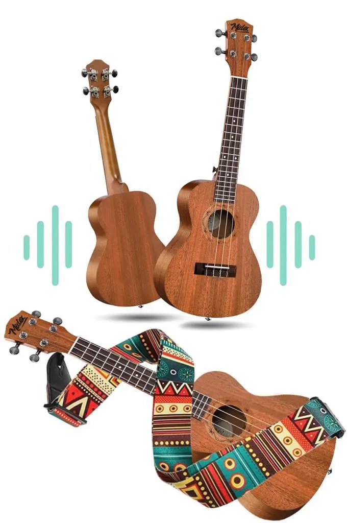 Midex TN-26M Set Maun Tenör Ukulele (Softcase Capo Metod Nota Sticker Askı Pena)