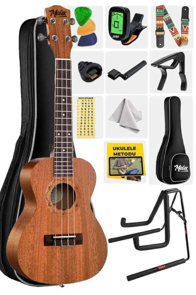 https://www.yonkamuzikmarket.com/midex-tn-26mc-st-set-maun-tenor-ukulele-softcase-stand-tuner-capo-metod-nota-sticker-aski-pena