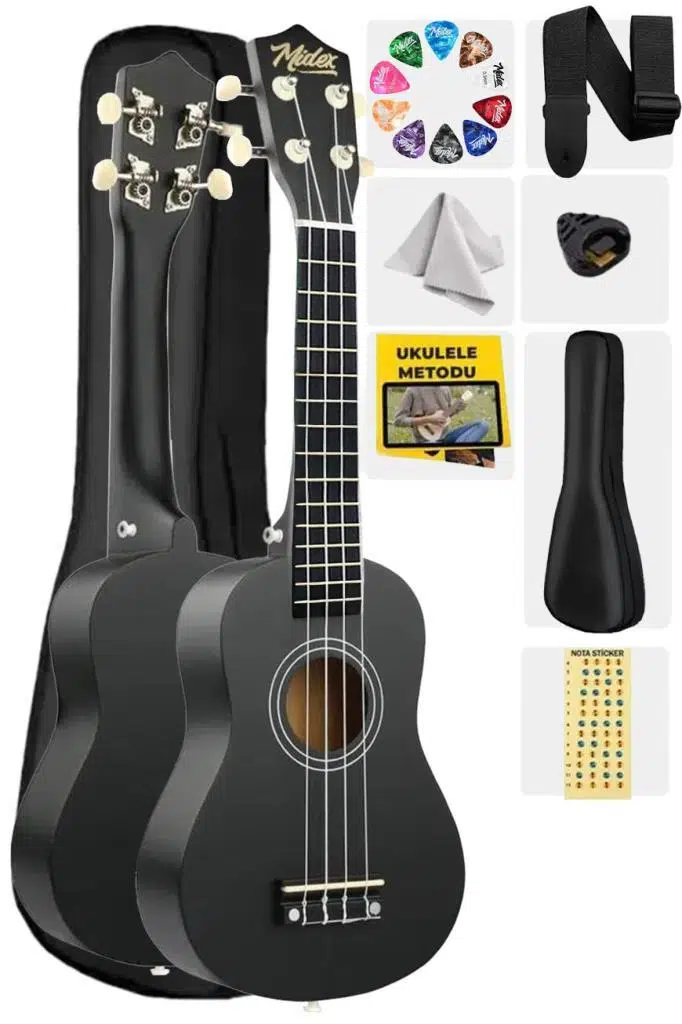 https://www.yonkamuzikmarket.com/midex-ukx-233bk-siyah-concert-ukulele-aski-canta-metod-pena