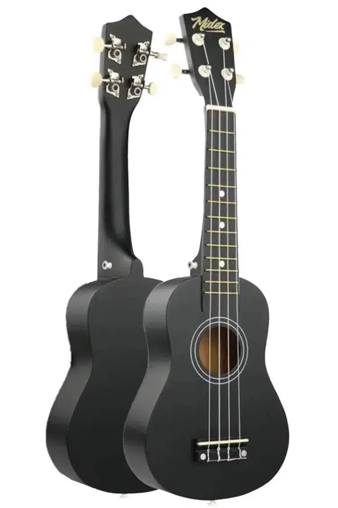 Midex UKX-233BK Siyah Concert Ukulele (Askı Çanta Metod Pena)