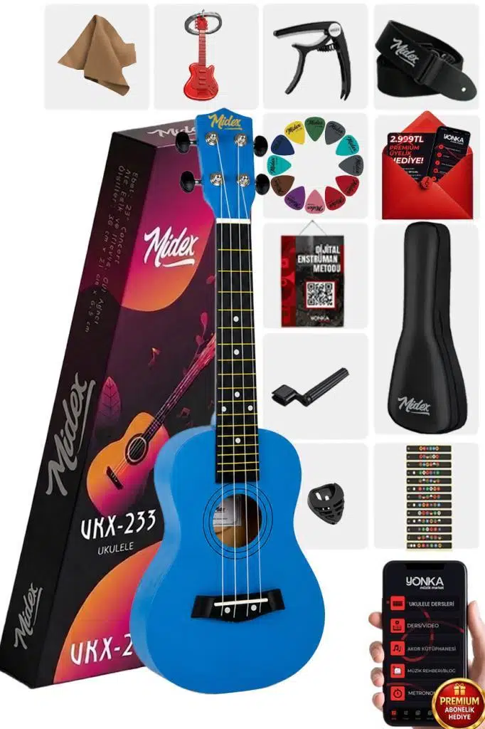 https://www.yonkamuzikmarket.com/midex-ukx-233bl-mavi-concert-ukulele-aski-canta-metod-pena