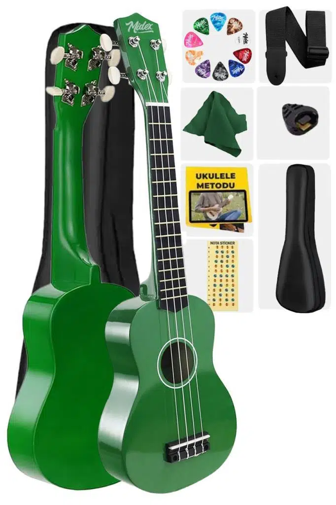 https://www.yonkamuzikmarket.com/midex-ukx-233gr-yesil-concert-ukulele-aski-canta-metod-pena