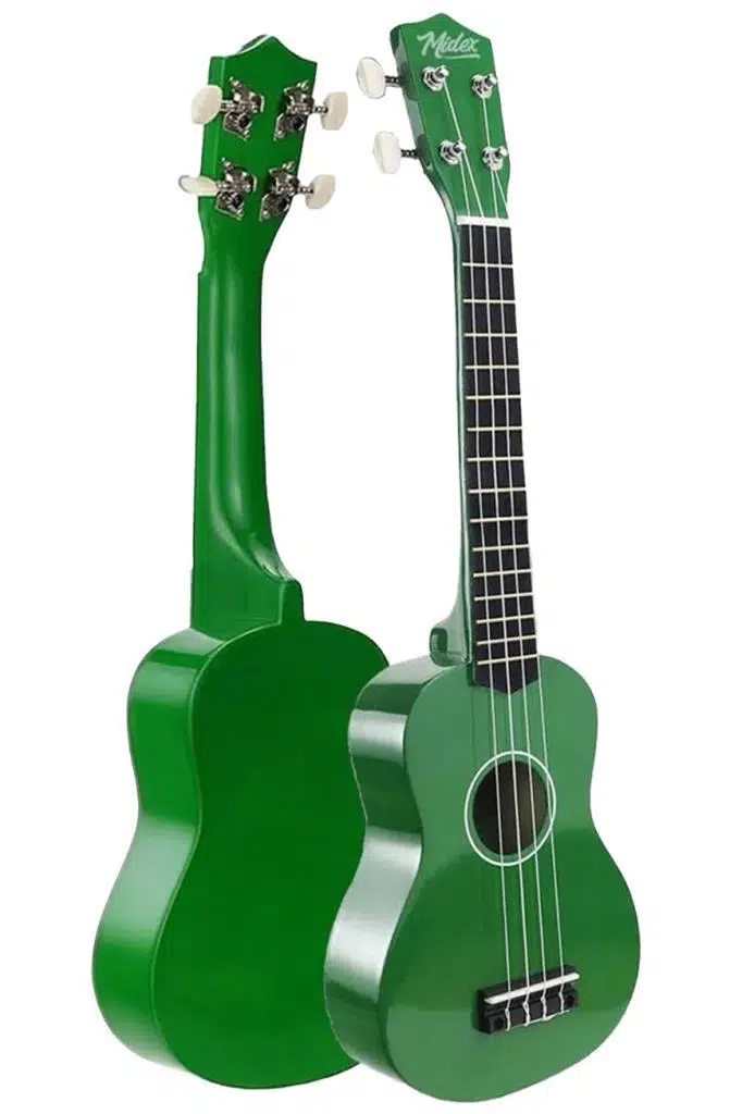 Midex UKX-233GR Yeşil Concert Ukulele (Askı Çanta Metod Pena)