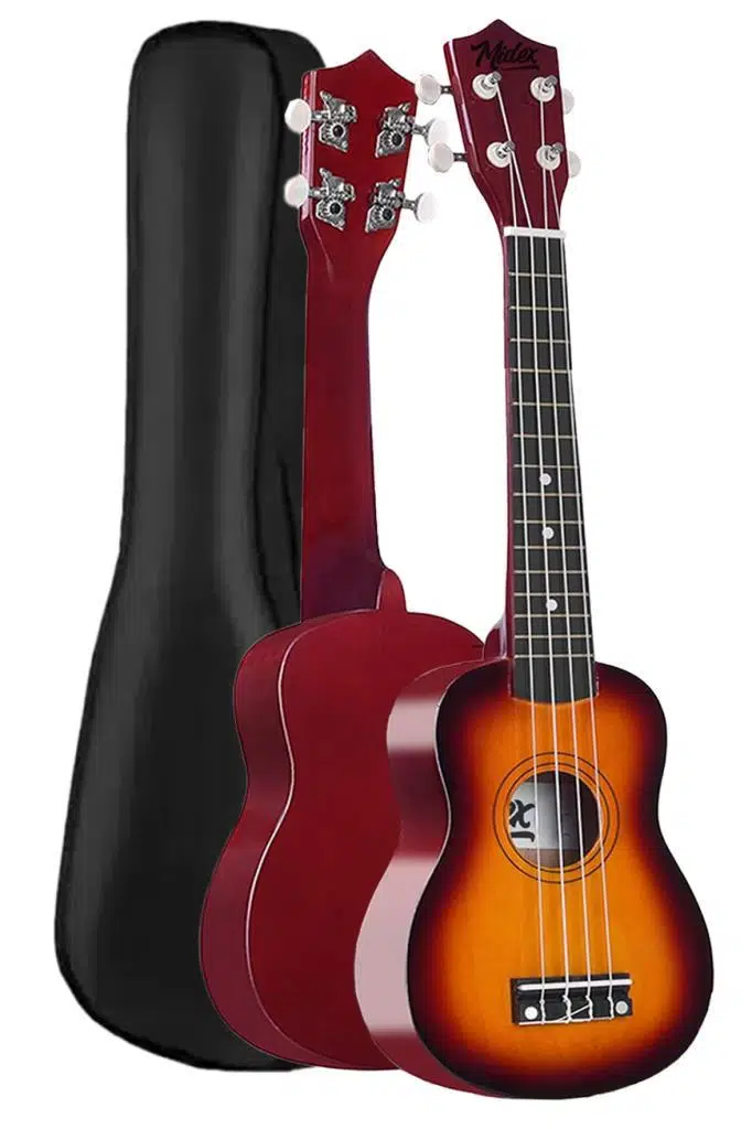 Midex UKX-233SB Sunburs Concert Ukulele (Askı Çanta Metod Pena)