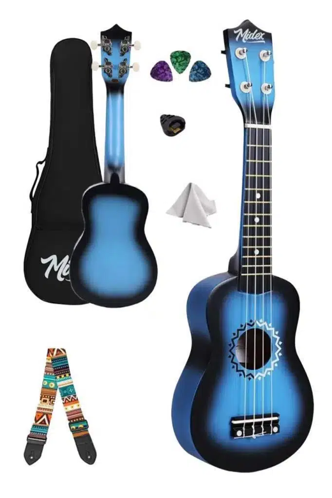 Midex UKX-500BL-OUT Maun Soprano Ukulele (OUTLET)