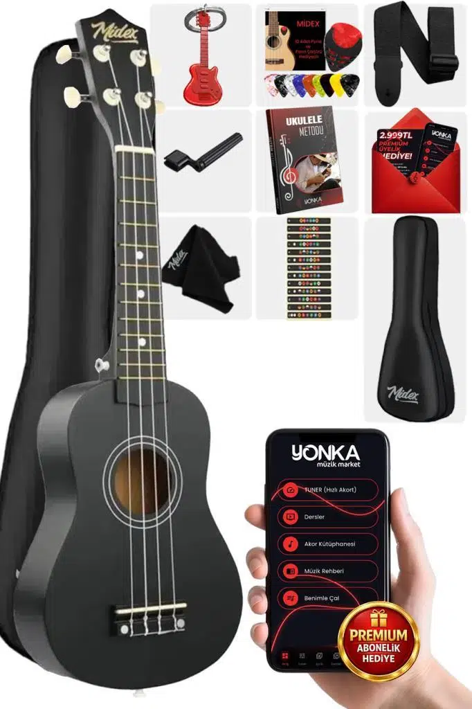 https://www.yonkamuzikmarket.com/midex-ukx-901bk-siyah-soprano-ukulele-aski-canta-metod-pena