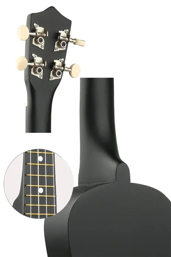Midex UKX-901BK Siyah Soprano Ukulele (Askı Çanta Metod Pena)