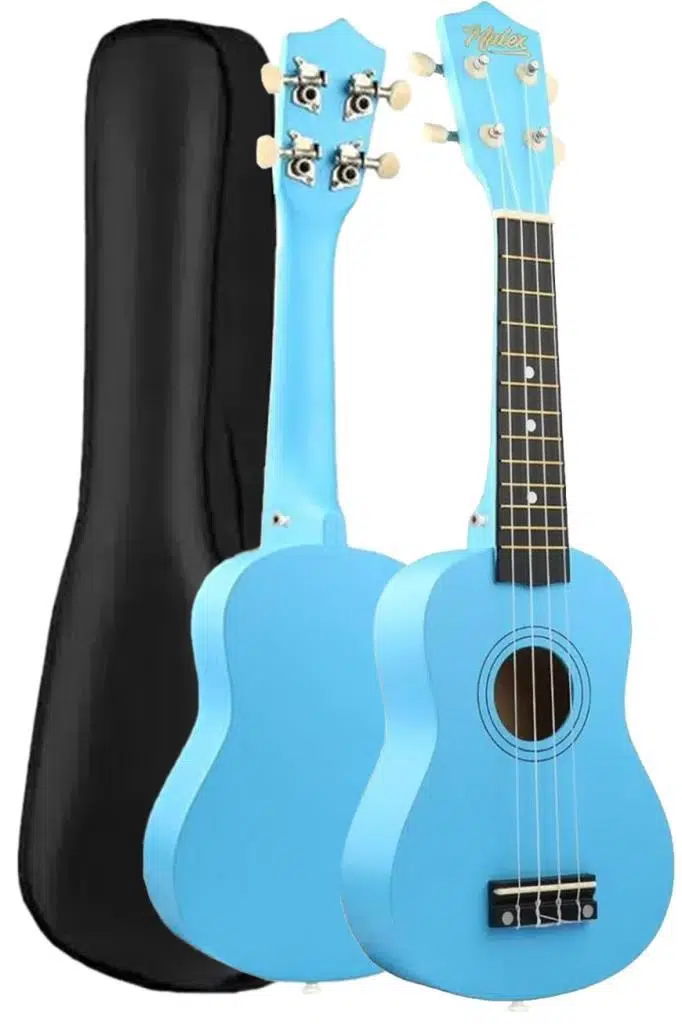 Midex UKX-901BL Mavi Soprano Ukulele (Askı Çanta Pena)