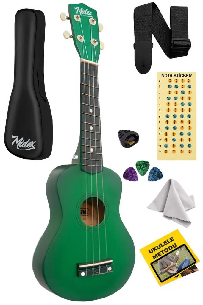 Midex UKX-901GR-OUT Soprano Ukulele (OUTLET)