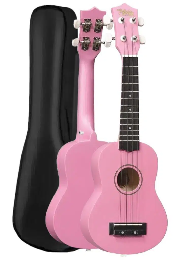 Midex UKX-901PK Pembe Soprano Ukulele (Askı Çanta Metod Pena)