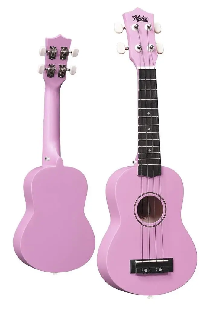 Midex UKX-901PU Lila Soprano Ukulele (Askı Çanta Metod Pena)