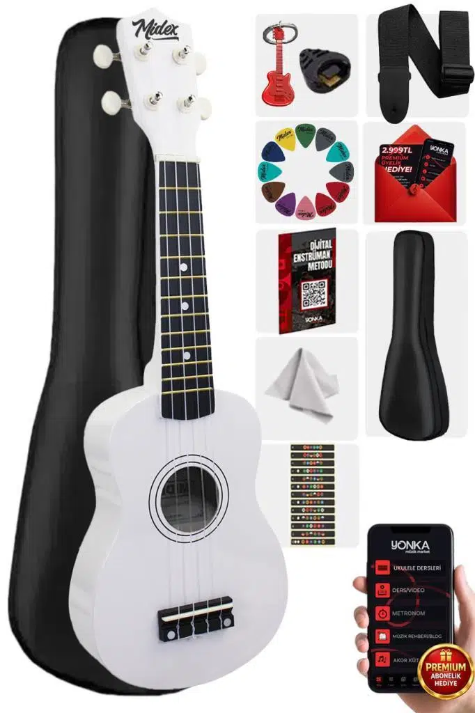 https://www.yonkamuzikmarket.com/midex-ukx-901wh-beyaz-soprano-ukulele-aski-canta-metod-pena