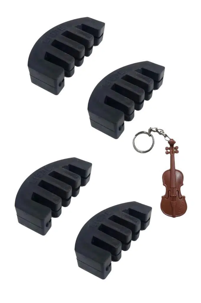 Midex VS-100X 4'LÜ SET Plastik Kaliteli Keman Susturucusu