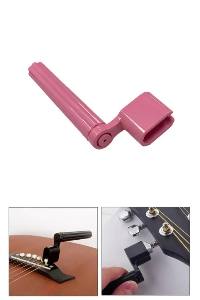 Midex W11-PK Gitar Tel Sarıcı Gitar Burgu Çevirici (Pembe)