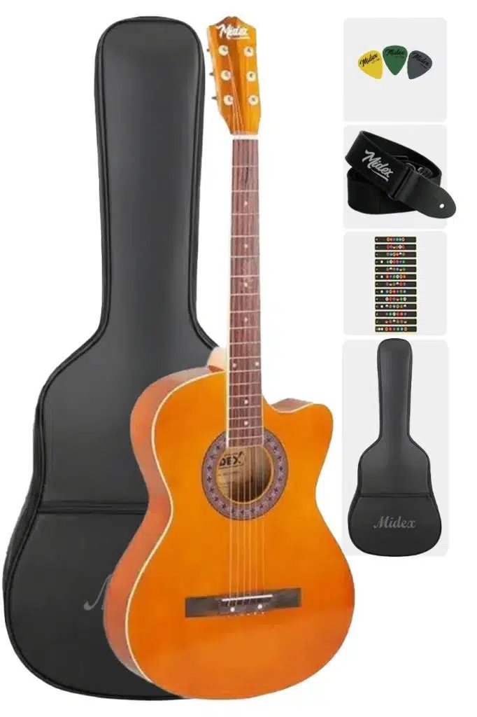 Midex XC-120BRW Kaliteli Akustik Gitar (OUTLET)
