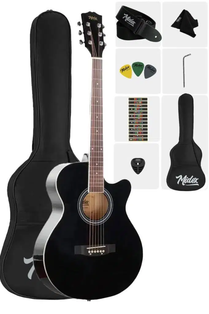 Midex XC-200BK-OUT Akustik Gitar (OUTLET)