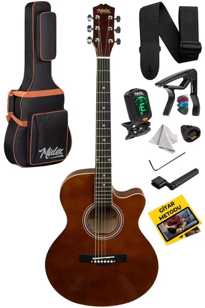 Midex XC-200BRW-OUT Akustik Gitar (OUTLET)
