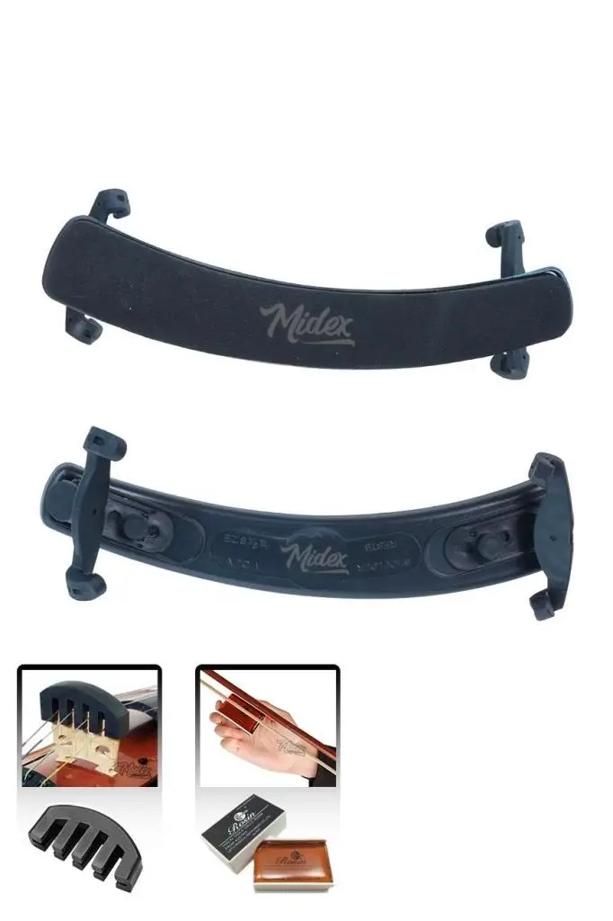 Midex YG-24 Çocuk Kemanı Yastığı 1/4 ve 1/2 Uyumlu (Reçine Hediye)