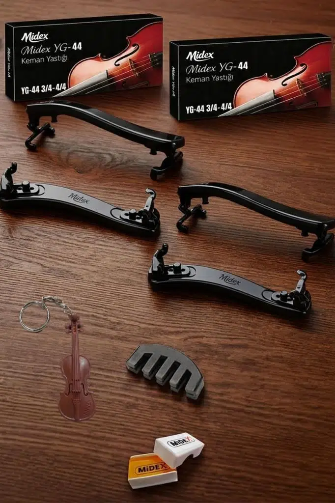 Midex YG-44X 2 Adet Keman Yastığı Reçine ve Susturucu Seti (2 YASTIK + 1 REÇİNE + 1 SUSTURUCU)