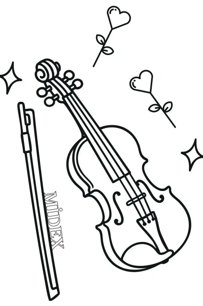 Minik Müzisyenler İçin Müzik Temalı Eğitici Boyama Kitabı