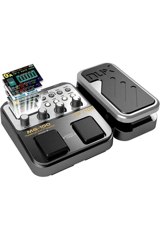 Nux MG-100 Multi-Efekt Gitar Efekt Pedalı Gitar Prosesörü