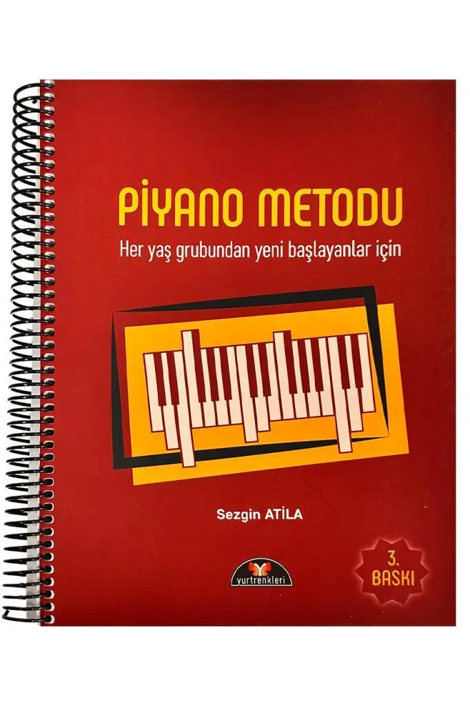Piyano Metodu - Sezgin Atila (3. Baskı) PMV