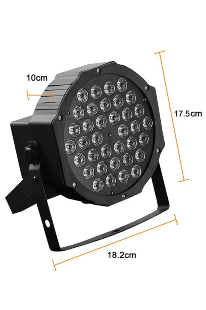 Quenlite Par-136X Led Par Sahne Işık Sistemi 1x36 Watt RGB DMX512