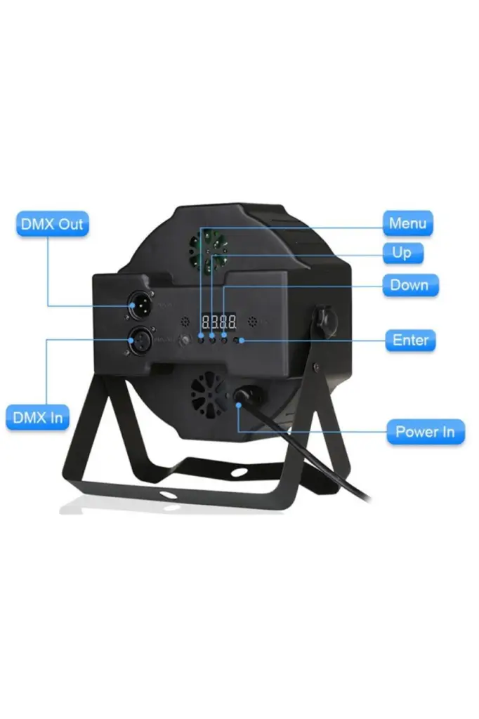 Quenlite Par-136X Led Par Sahne Işık Sistemi 1x36 Watt RGB DMX512