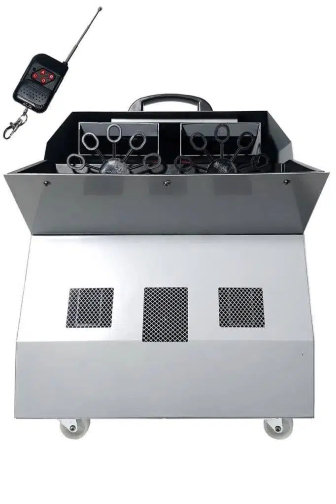Quenlite QB-1200LK Bubble Machine Baloncuk Makinesi Uzaktan Kumandalı 1200 Watt (LİKİT DAHİL)