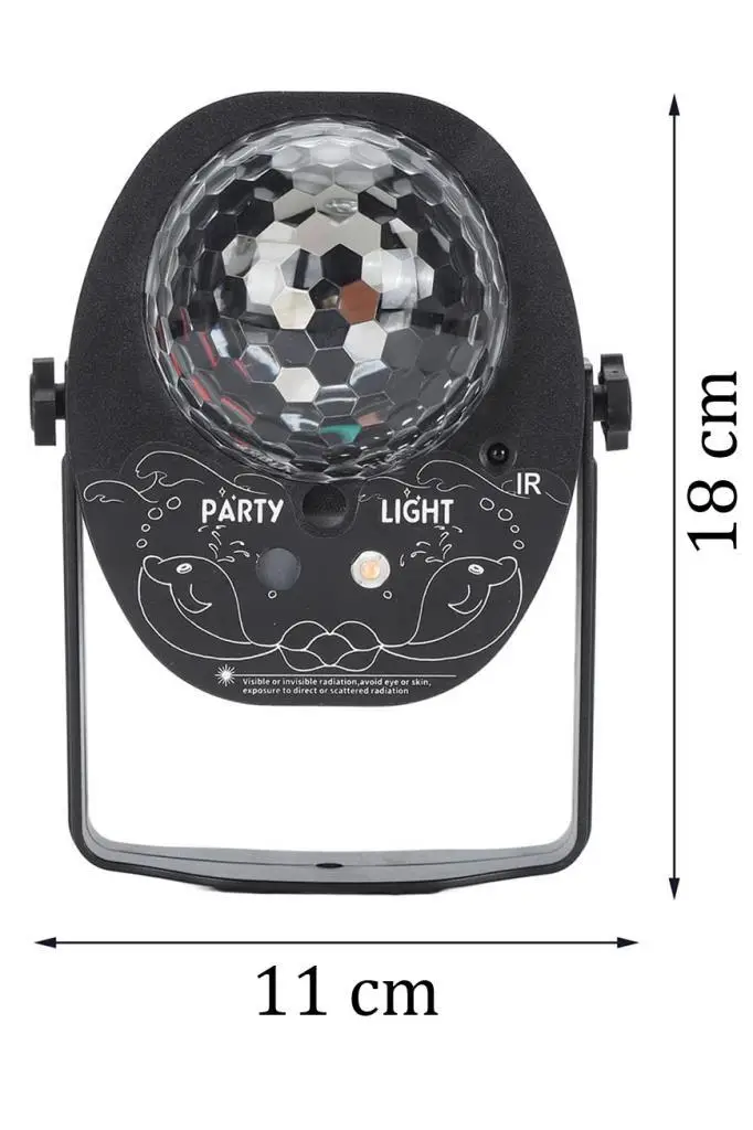 Quenlite QD-14 Renkli 3in1 Sahne Led Efekt ve Lazer Işık 16 Çeşit Desen