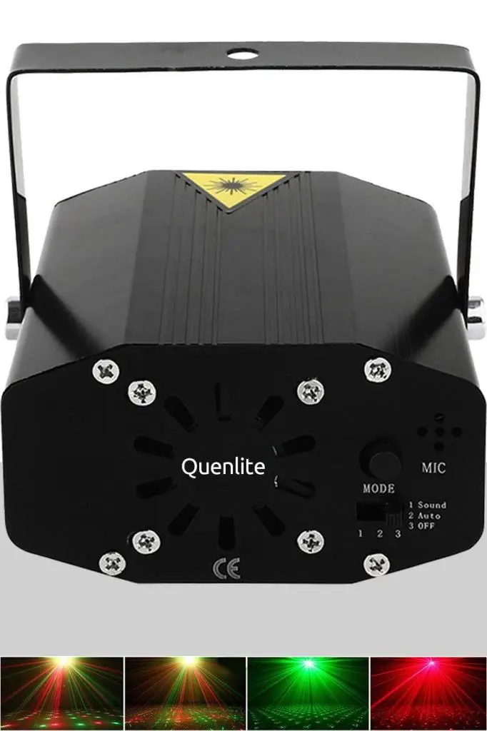 Quenlite QD-30 Rgb Renkli Sahne Lazer Işık Sistemi 