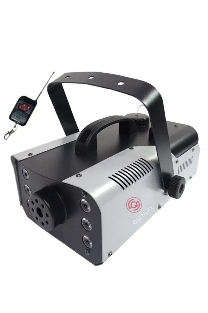 Quenlite QL-1200RGB-LK LED Işıklı Sis Makinası 1200 Watt Uzaktan Kumandalı (5 Litre Likit ile Birlikte)