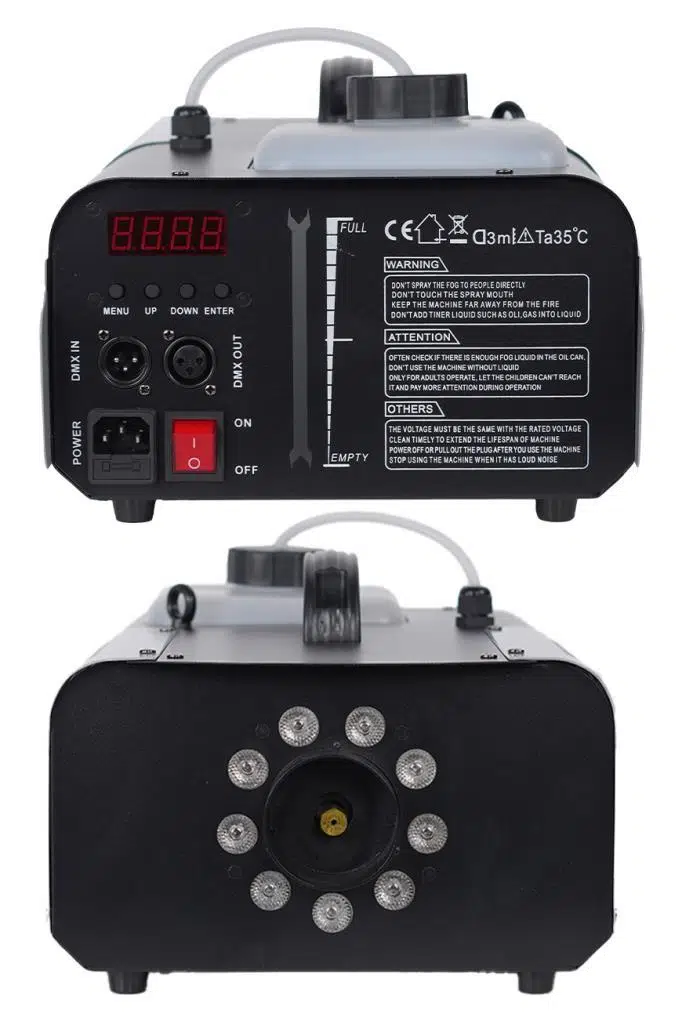 Quenlite QL-2200 DMX RGB Sis Makinası 2200 Wattı DMX Kontrollü LED Işıklı
