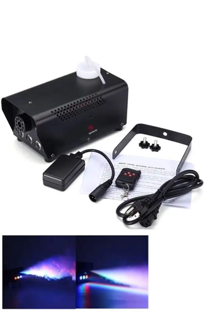 Quenlite QL-700RGB-LK Sis Makinası 700 Watt LED Işıklı ve Kumandalı (5 Litre Likitli)