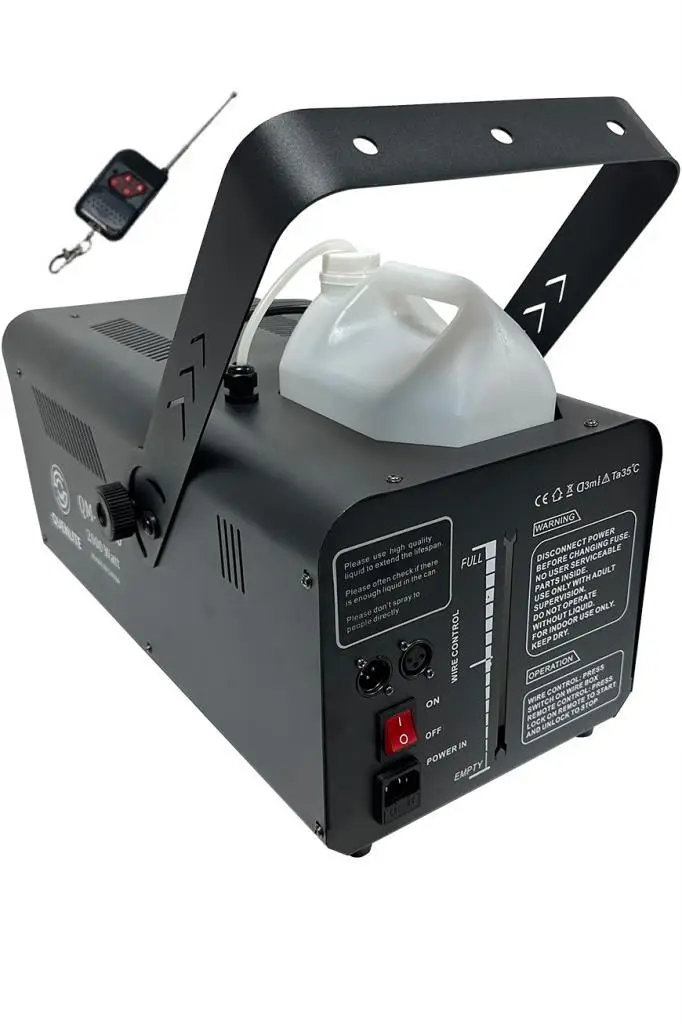 Quenlite QM-2000 DMX512 Kar Makinası 2000 Watt Uzaktan Kumandalı