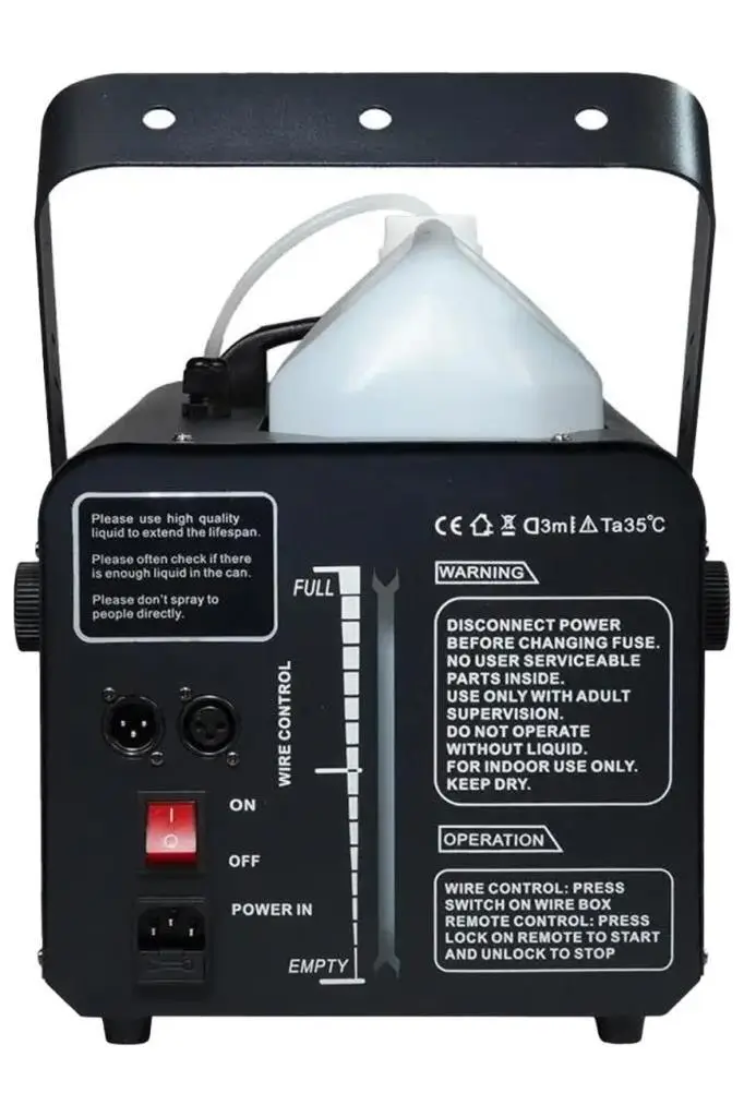 Quenlite QM-2000LK DMX512 Kar Makinası 2000 Watt Uzaktan Kumandalı (5 Litre Likitli)
