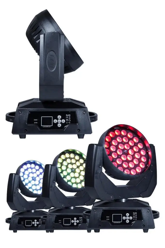 Quenlite ZL-1036 Zoom Wash 36x10W Moving Head Boyama Sahne Işık 16 Kanal DMX Kontrol