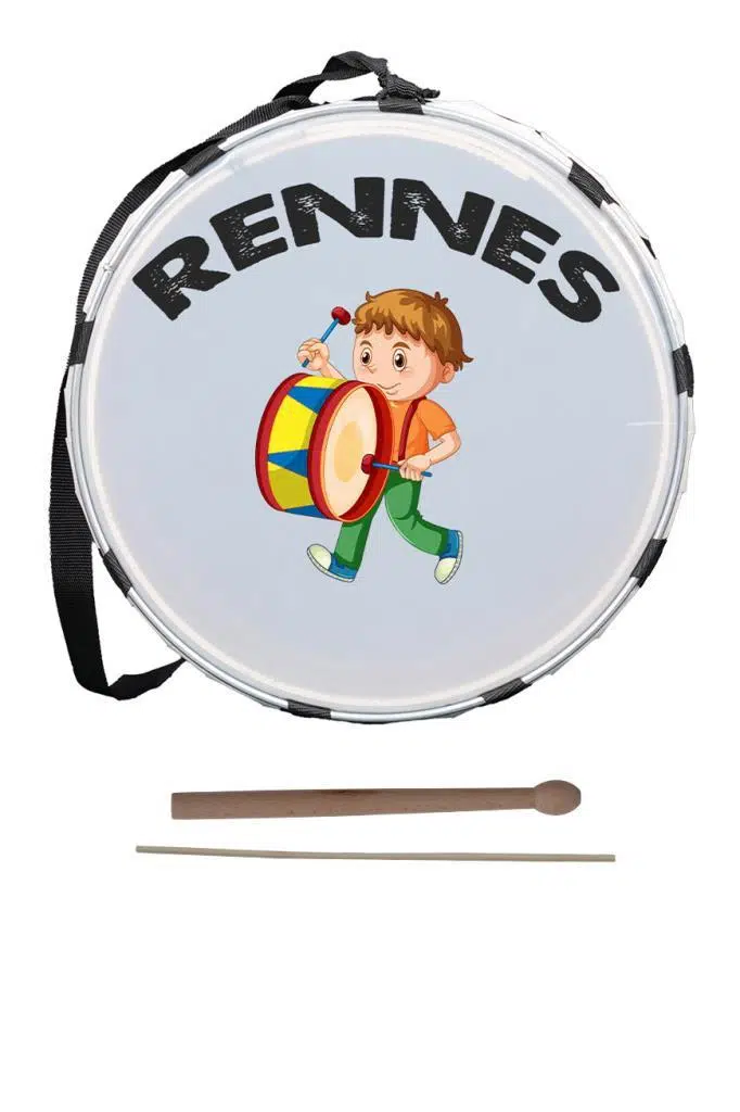 Rennes DVL-30BRW Örf Aletleri Özel Tasarım Çocuk Davulu 30 cm