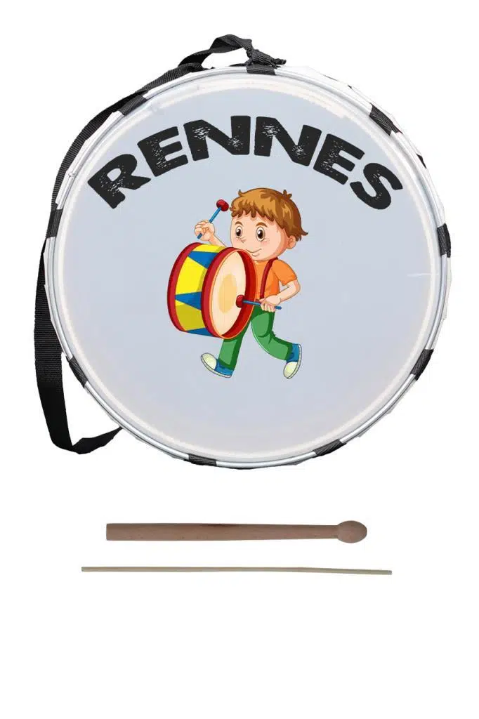 Rennes DVL-30RD Örf Aletleri Özel Tasarım Çocuk Davulu 30 cm