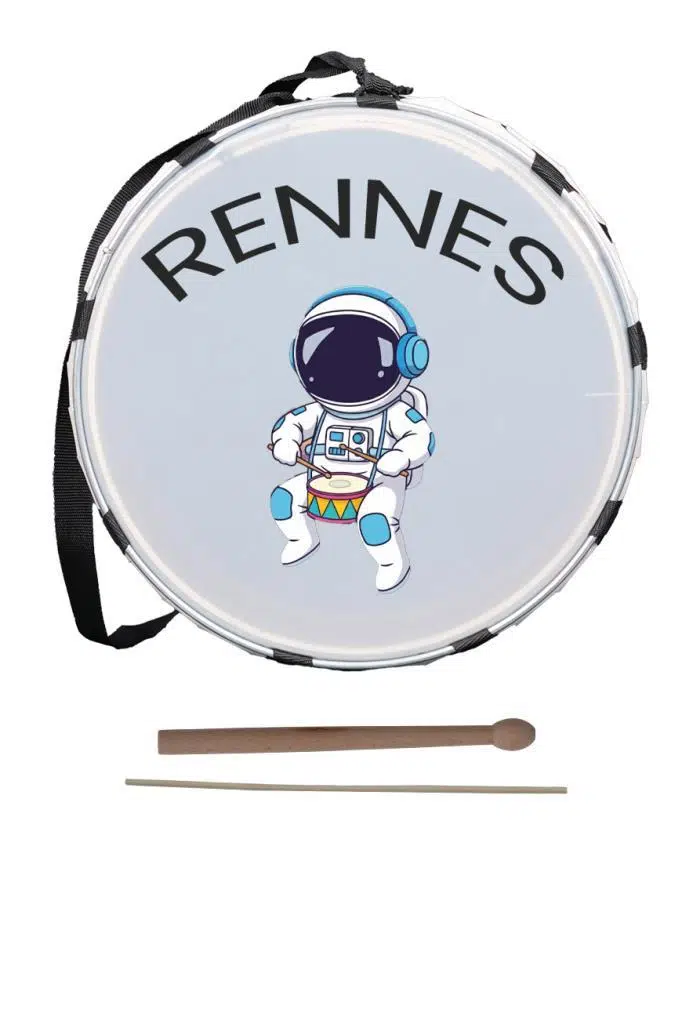 Rennes DVL-31BRW Örf Aletleri Özel Tasarım Çocuk Davulu 30 cm