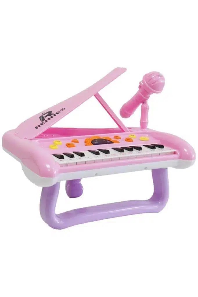 Rennes NP-250PK-OUT Oyuncak Çocuk Piyanosu Pembe (OUTLET)