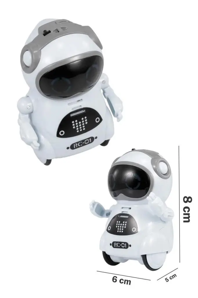 Rennes RB-22WH Dans Eden Mini Oyuncak Robot (8x6x5cm)