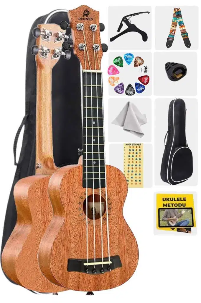 https://www.yonkamuzikmarket.com/rennes-rd-21-soprano-ukulele-canta-capo-aski-metod-pena