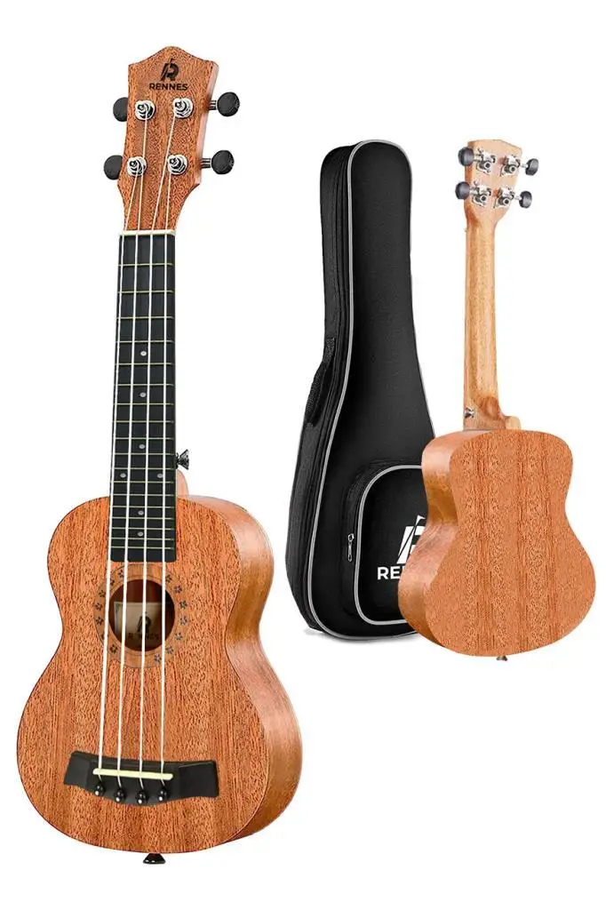 Rennes RD-24 Concert Ukulele (Çanta Capo Askı Metod Pena)