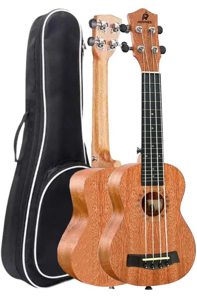 Rennes RD-24 Concert Ukulele (Çanta Capo Askı Metod Pena)