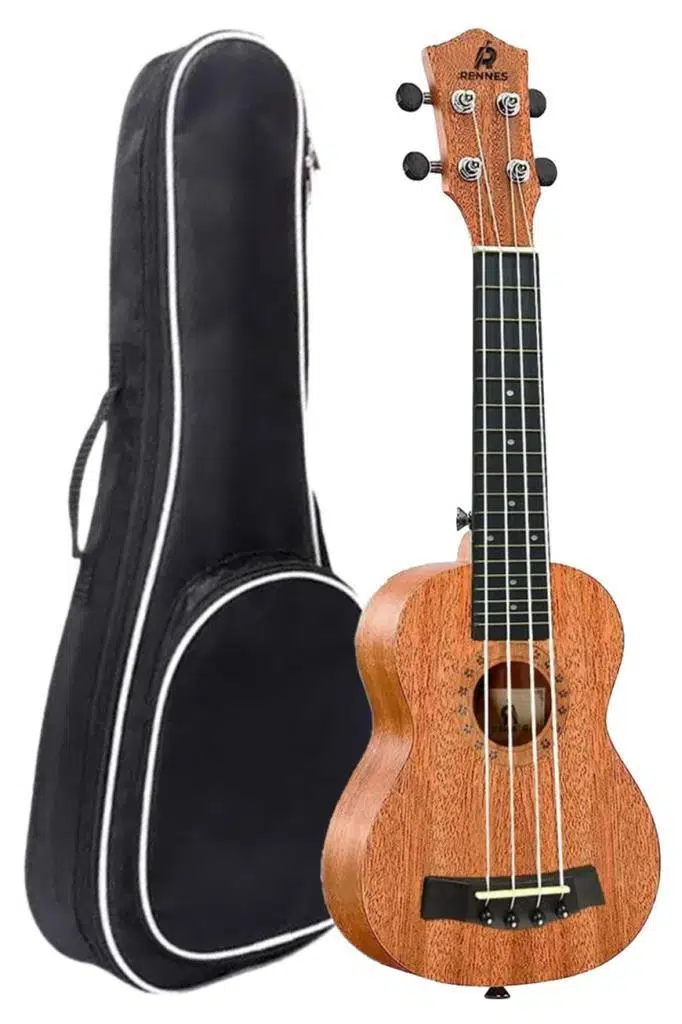 Rennes RD-24 Concert Ukulele (Çanta Capo Askı Metod Pena)