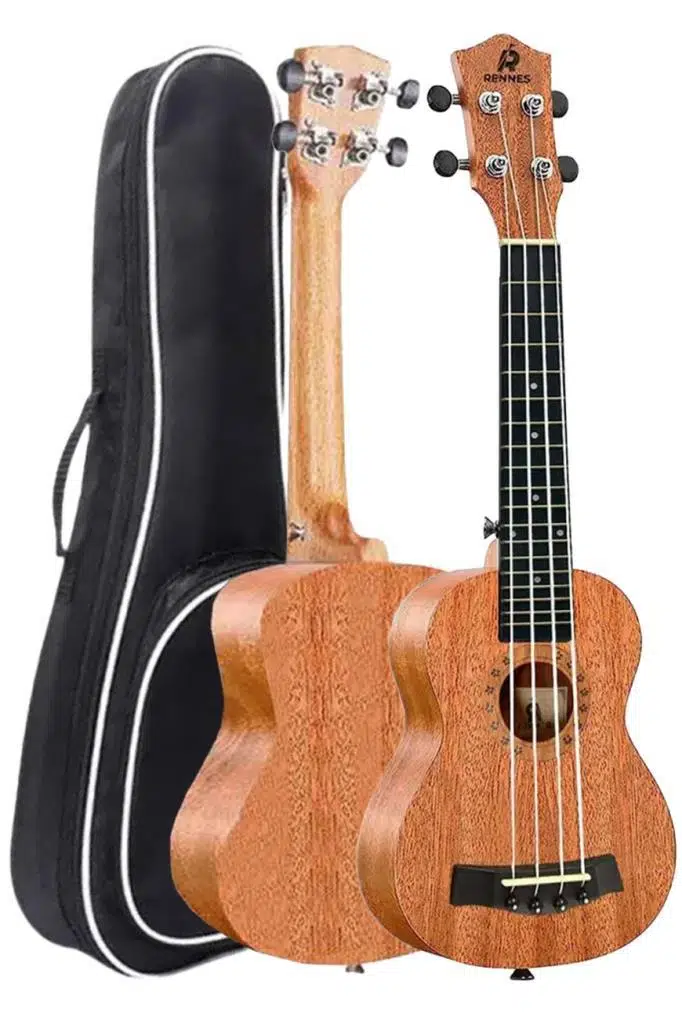 Rennes RD-26 Tenor Ukulele (Çanta Capo Askı Metod Pena)